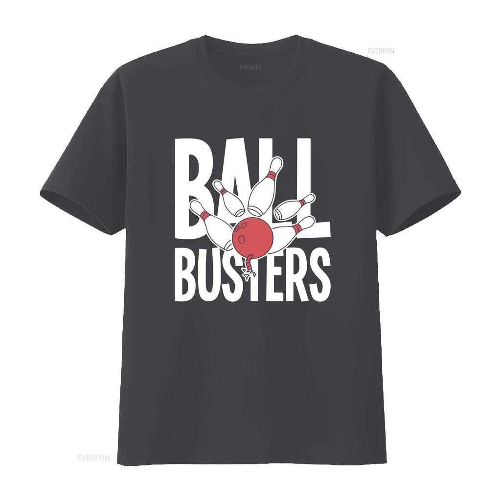 Bowling Lover T Shirt Bowler Team Ball Busters Vintage Washed Homme Stretched Comfortable Graphic Soft Fashion
