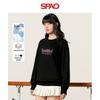 SPAO Women's American Letter Print Sweatshirt