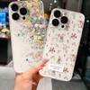 Flower Case for Xiaomi Redmi Note 13 14 Pro 5G 12 14 4G 10 11 12 13 14 Pro Plus 5G 11S 12S Transparent Thin Silicone Soft Cover