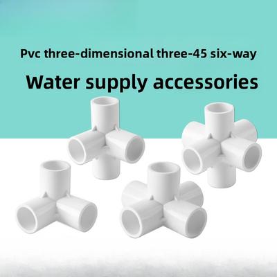 1 pièce Raccords de tuyau PVC Diamètre intérieur 20/25/32mm Coude Té 4 5 6 voies Raccords Tuyau d'alimentation en eau Raccords Connecteurs égaux