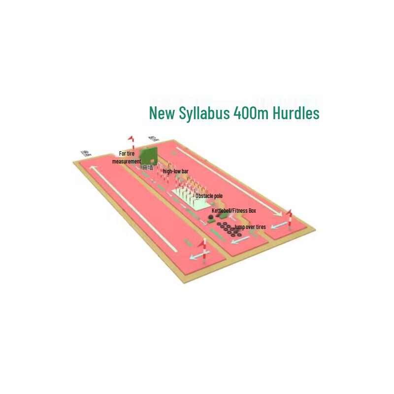 Juntai Qifeng 400m Obstacle Course Physical Training Equipment Set One Size