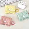 Cute Bluetooth Headphone Case for AirPods Headphone Storage Protective Soft Case Travel Organizer for Wireless Earbuds AirPods