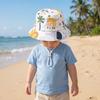 Breathable Bucket Fisherman Hat Cartoon Design Panama Hat Soft Baby Sun Bonnet  Toddler