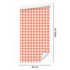 Wallpaper Fabric Pattern Peach, White and Coral 50x1000