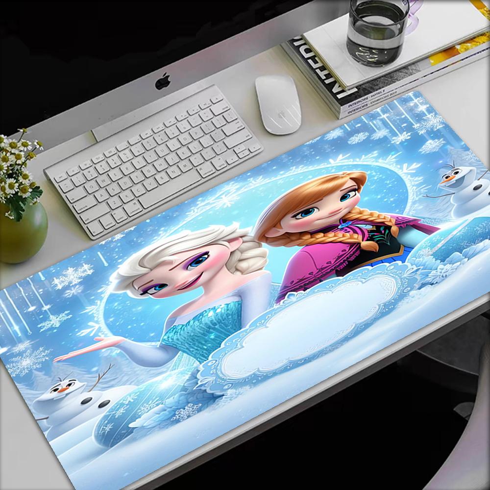 Elsa Theme Mouse Pad, Non Slip Rubber Base, Multifunctional Office & Home Decor, Perfect for Workspace Personalization.