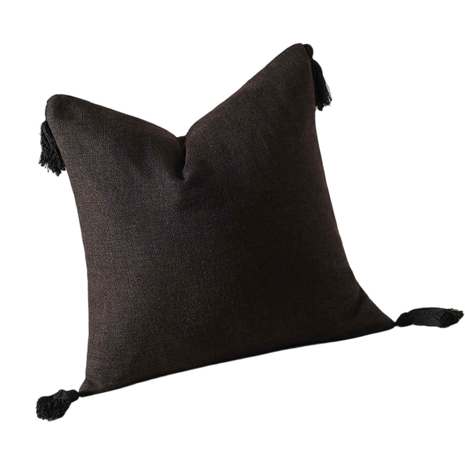 Tasseled Throw Pillow Case Soft Plushie Cushion Cover for Christmas Hallowen Home Decoration Pillowcase 1PC 990₽