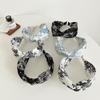 Wide Edge Printed Fabric Hair Accessories Women Cross Headband Simple Hair Hoop Knotted