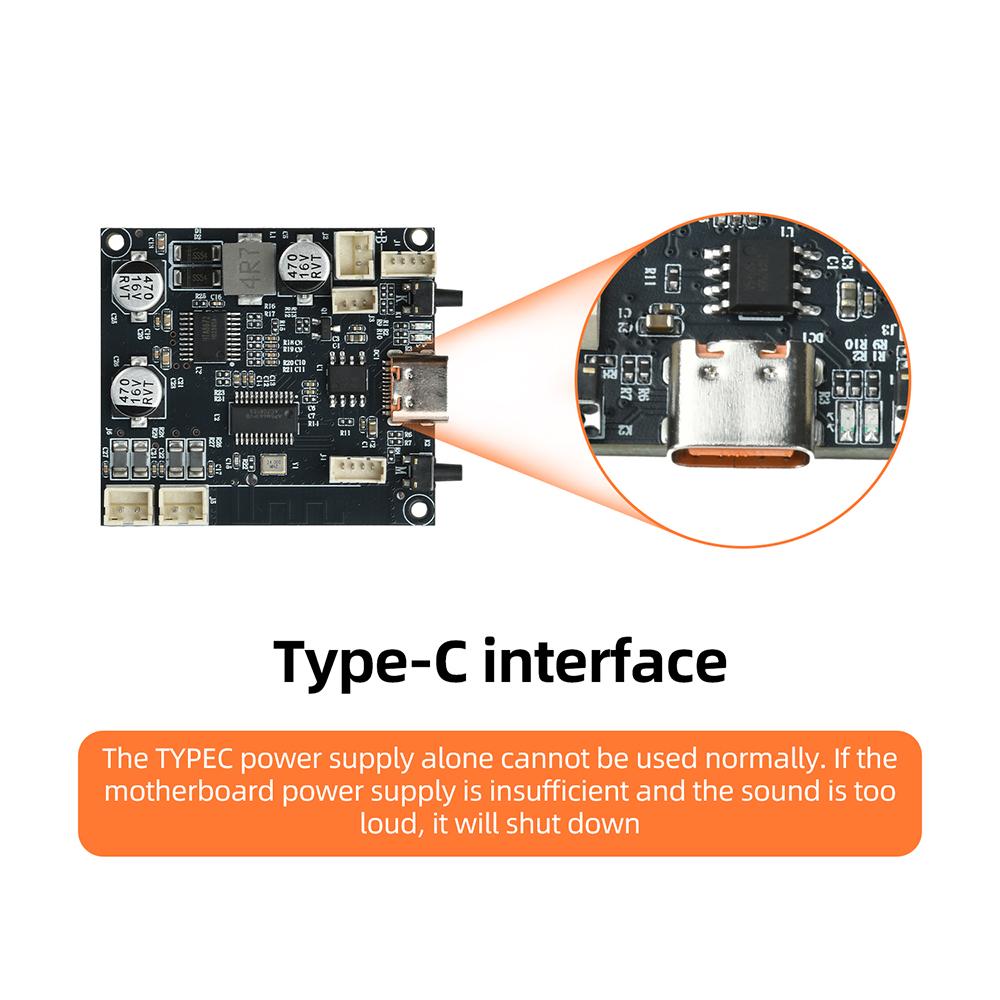 1.7V Lithium Battery Bluetooth6.1 Amplifier Module 1x1W Stereo Output AAC SBC Decoding Bass Boost for DIY Speaker Refit Project