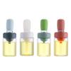 Oil Bottle with Silicone Brush Oil Dispenser Silicone Dropper Measuring Oil Container for Kitchen Cooking Frying Baking