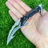 Katana Valorant de 7.1 pulgadas Hoja Blackwave Espada de Metal Anime Cuchillo Ninja Accesorio de Cosplay Tamaño Real Katana Japonesa Espada Samurai Juguete