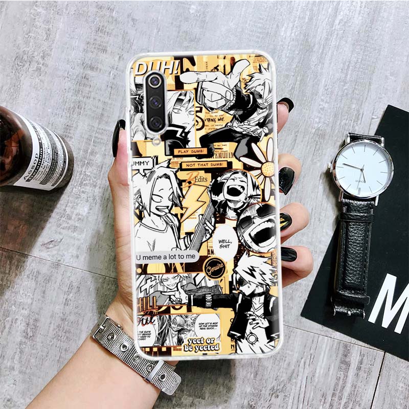 

Чохол для телефону Anime My Hero Academia для Xiaomi Redmi Note 10 9 8 11 Pro 11T 11S 10S 9S 9A 9C 9T 8T 8A 7 7A 5 Art Pattern Cover Coq Redmi Note 8T