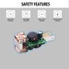 Waterproof Mobile Phone Charging Voltage Meter 12V/2A QC 2.0/3.0 USB Charger Socket for Car Boat Motorcycle Dual USB Power Outlet with LED Digital