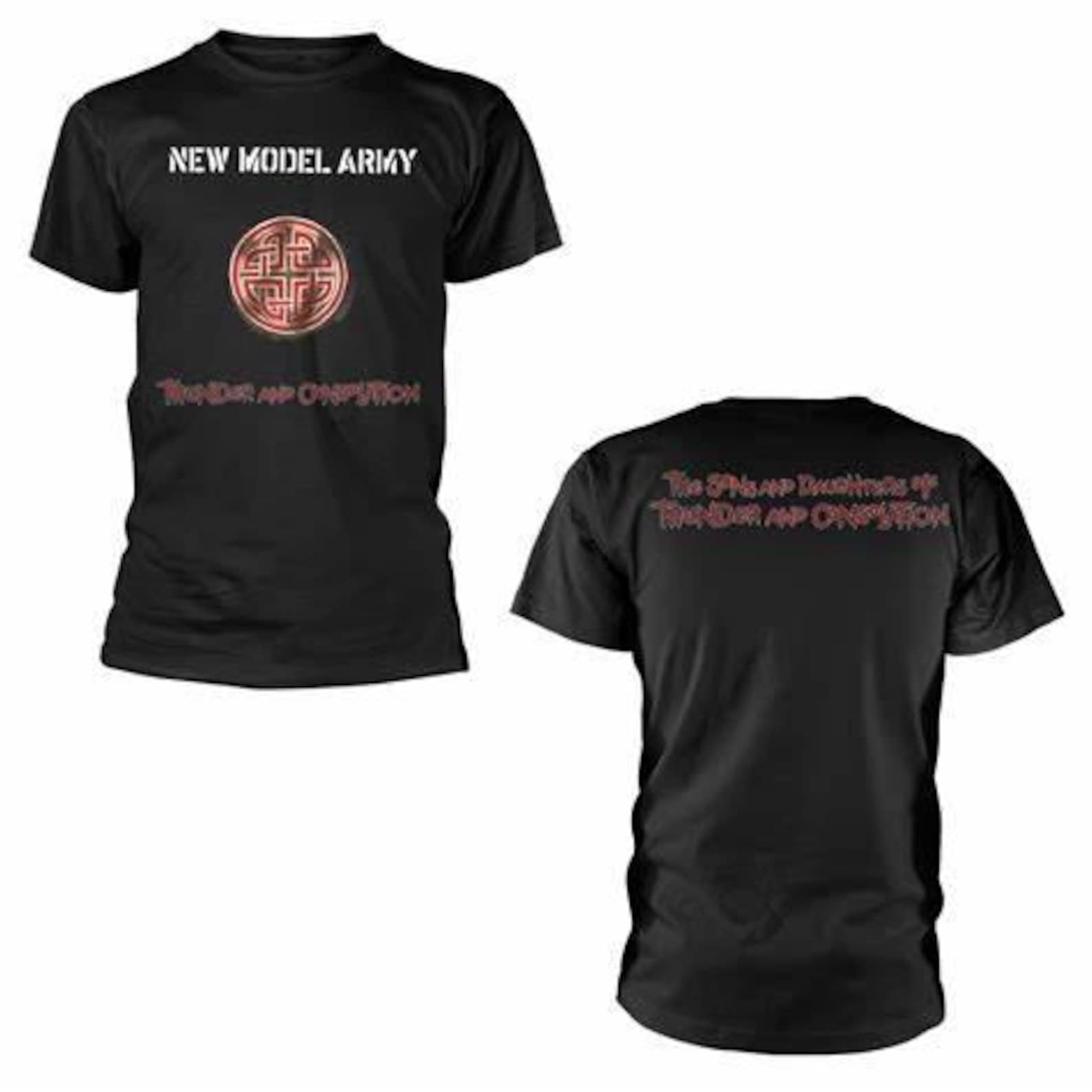 New Model Army - New Model Army T-Shirt - Thunder and Consolation - Thunder and Consolation T-Shirt - Postpunk T-Shirt 3XL