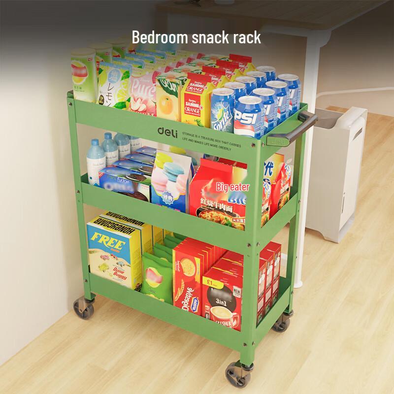 Deli Metal Rolling Storage Cart