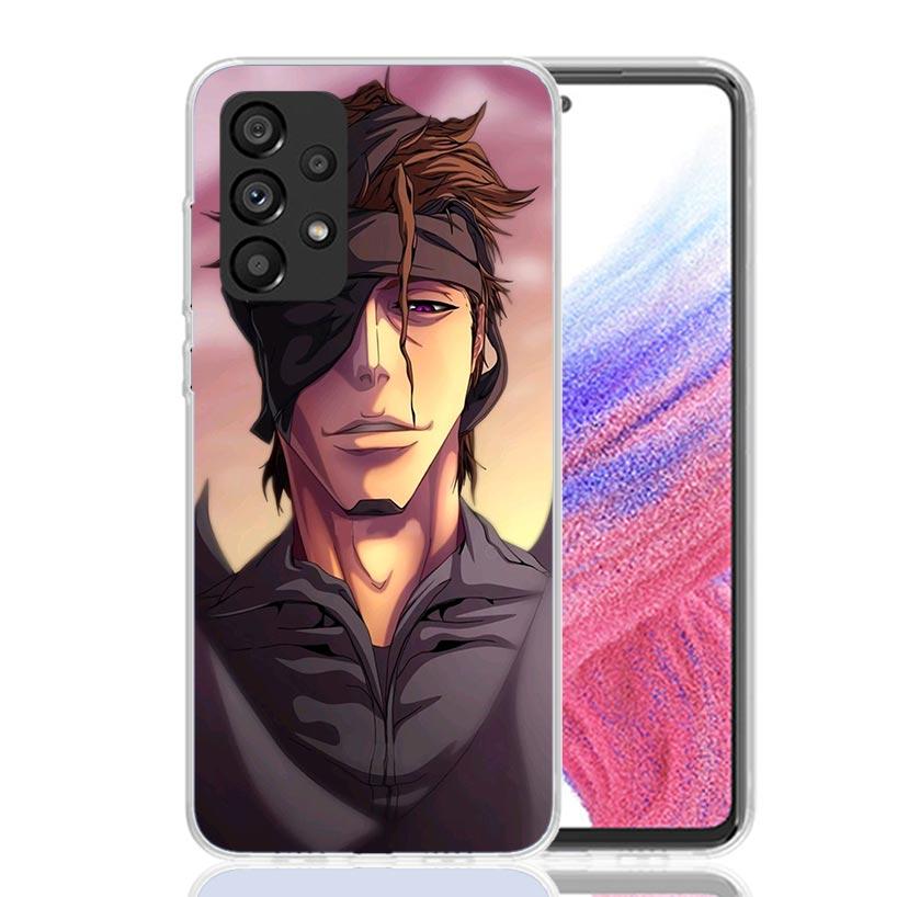Aizen Sousuke Bleach Phone Case For Samsung Galaxy A17 A16 A14 A15 A13 A57 A56 A54 A55 A53 A37 A36 A34 A35 A33 A26 A24 A25 A23 G