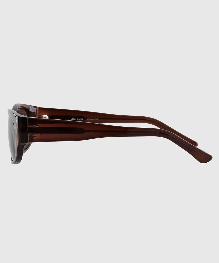 Tuditeo Vo Wide Square Bold Sunglasses C4 Brown