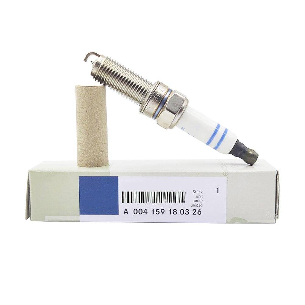 

Свеча зажигания Comet 0041591803, 4 шт., подходит для двигателя Mercedes-Benz W203 W204 W211 W212 W251 W164 W221 M272 M273 0242135509 PLKR7A 4pcs