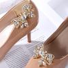 Rhinestone Shoe Clips DIY High Heel Bowknot Shoes Buckles Charm Jewelry Removable Bridal Shoes Decorations