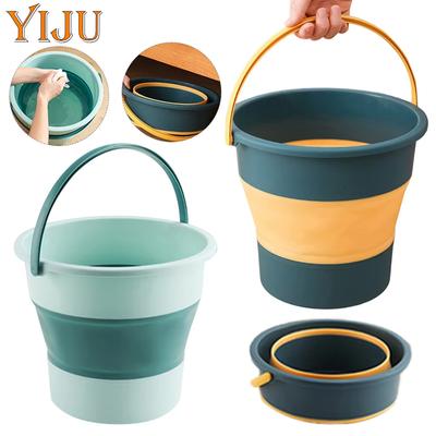 Silicone Bucket for Fishing Folding Bucket Car Wash Outdoor Fishing Supplies Square 17L Bathroom Kitchen Camp Bucket