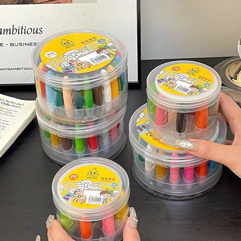 Peanut Crayons for Kids,12/24/36 Colors Washable Toddler Non-Toxic  Coloring Art Supplies,Gift for Boys and Girls Back To School