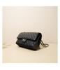 Genuine Leather Quilted Chain Crossbody Bag - Elegant Small Square Shoulder Bag