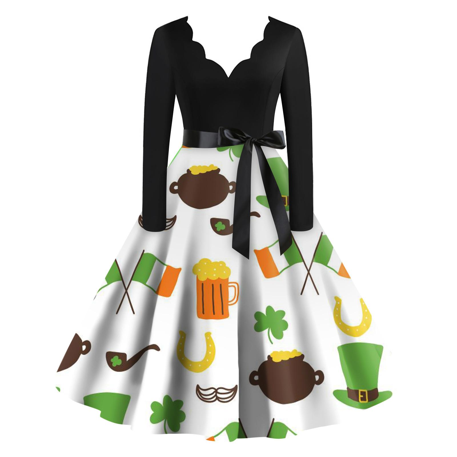 

Жіноча модна повсякденна приталена сукня з V-подібним вирізом і довгими рукавами M жовтий