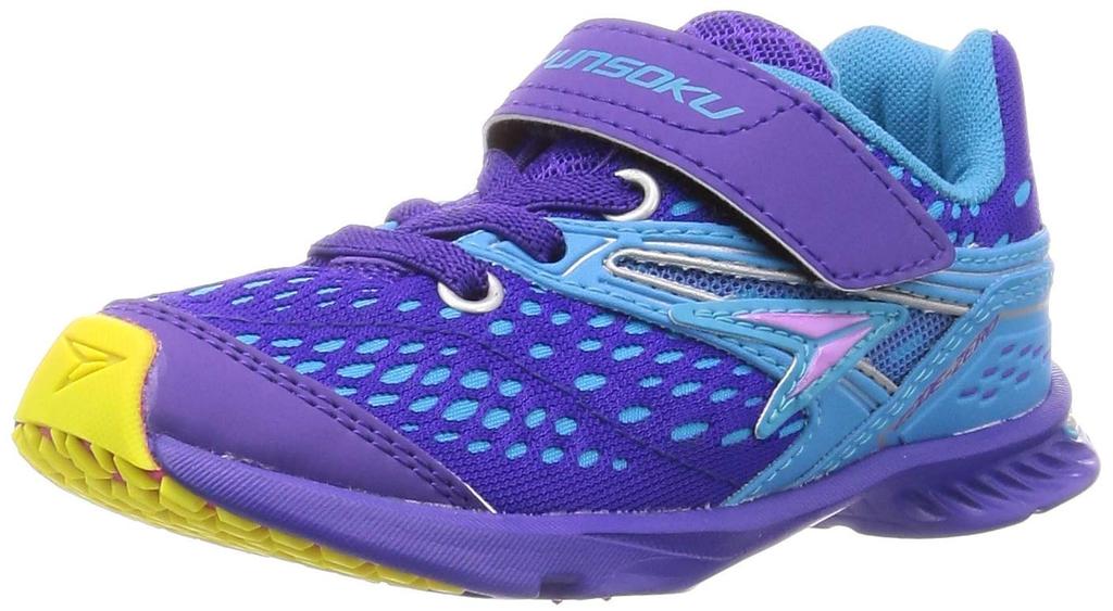 Shunsoku LEJ 15 cm Sneakers, Lightest, 15~25cm, 2E, Kids, Girls, 6100, Purple,