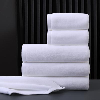 1 Stück Baumwollbadetuch, saugfähig, Baumwolle, Hotel, spezieller Haushalts-Schönheitssalon, weißes Handtuch, Badetuch, bequeme Textilhandtücher für zu Hause
