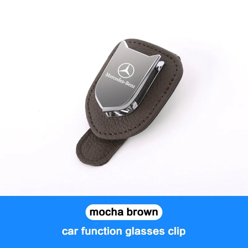 GLC GLB Car Sun Visor Glasses Holder Sunglasses Clip Accessories For Mercedes Benz AMG W206 W204 W205 W212 W213 W221 W222 W223