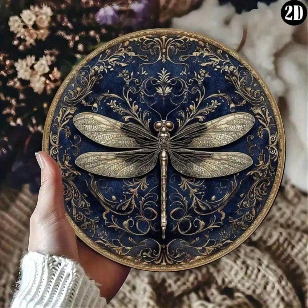 Handmade Metal Tin Plate Wall Art Home Decor 20x20cm