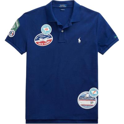 Polo SS25 Logo Embroidered Patch Straight-Cut Short Sleeve Polo Shirt Classic Edition Women Tops 211790362-001