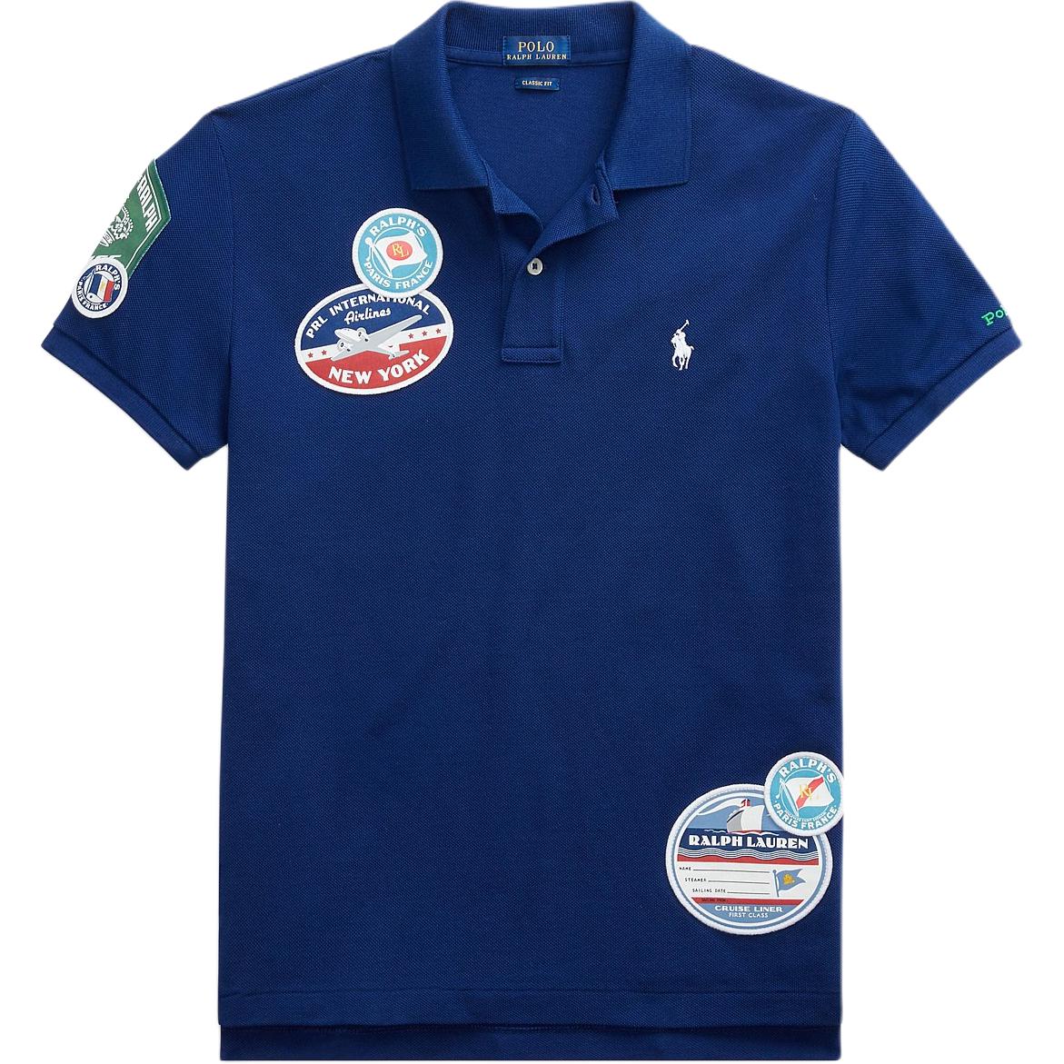 

Polo Ralph Lauren SS25 Logo Embroidered Patch Straight-Cut Short Sleeve Polo Shirt Classic Edition Women tops 211790362-001 XS