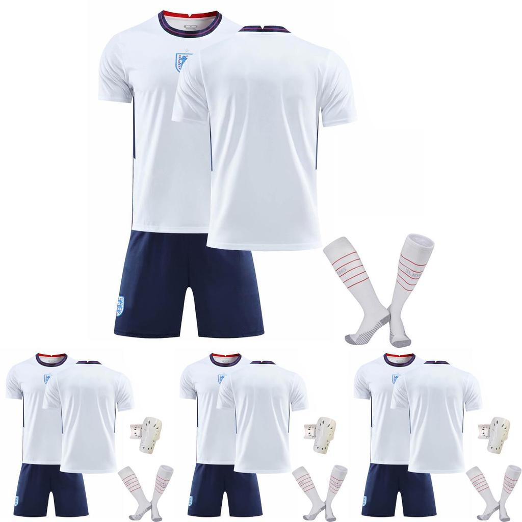 Conjunto Deportivo para el Hogar de Inglaterra Material de Poliéster Cómodo Para Niños y Niñas