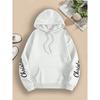 Christmas Hoodie Women, Snowman Print, Long Sleeve, Kangaroo Pocket, Drawstring, Casual Pullover, LOVE Christmas