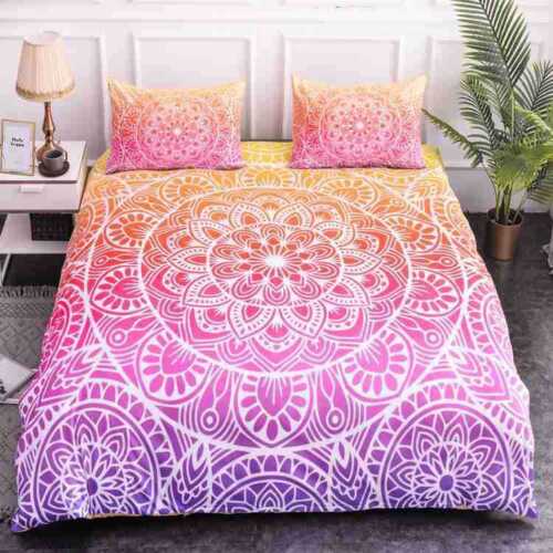 Oriental Mandala Doona Quilt Duvet Cover Set Double/Queen/King Bedding Set Gift