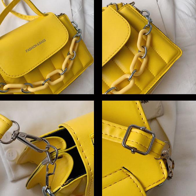 Borsa portatile vintage da donna Borsa versatile a tracolla singola inclinata Borsa piccola quadrata femminile in tinta unita