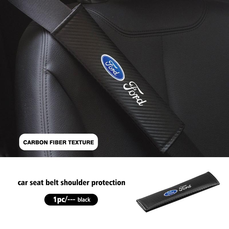 1/2PCS Car Seat Belt Covers Shoulder Cushion Protector Pad For Ford Fiesta mk7 mk5 mk8 mk4 mk6 1995-2011 2012 2013-2023