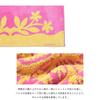 Mum Island Handkerchief Bath Towel Hawaiian Quilt Pattern Bee Happy Series 86103581 Hibiscus 60cm wide x 120cm long [Cathy Style] Women's Pink