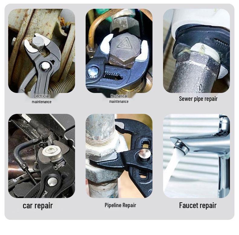 Verstelbare Multifunctionele Waterpomptang & Pijptang - Veelzijdig Verstelbaar Griptang Gereedschap