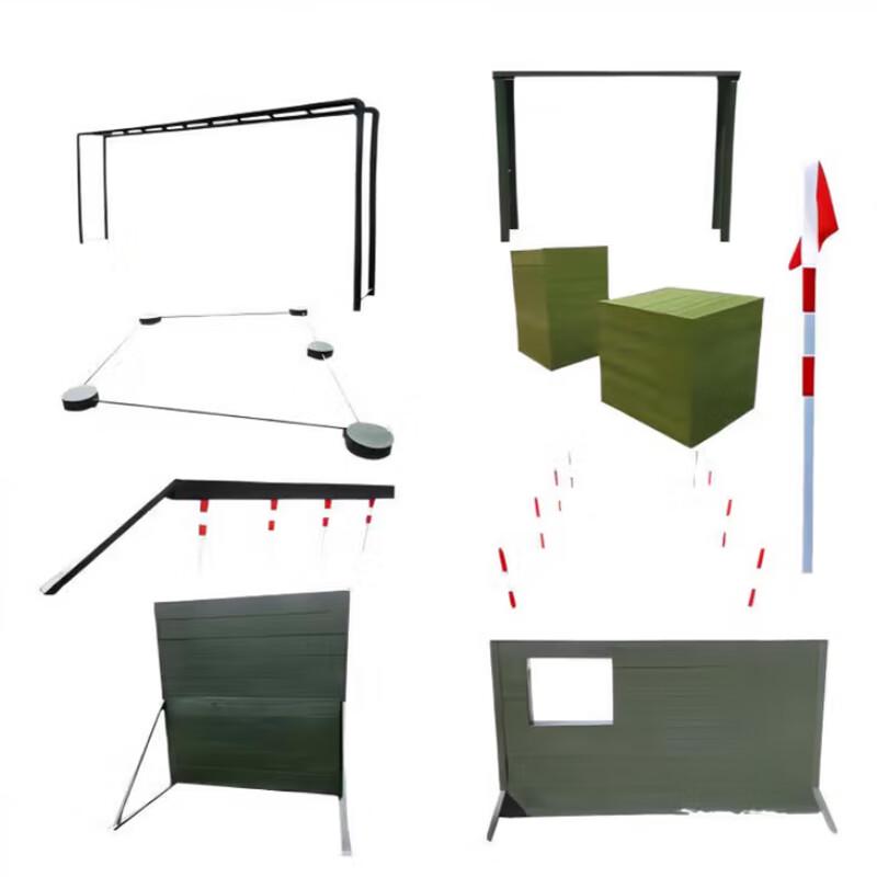 Outdoor Physical Training Obstacle Course Set
