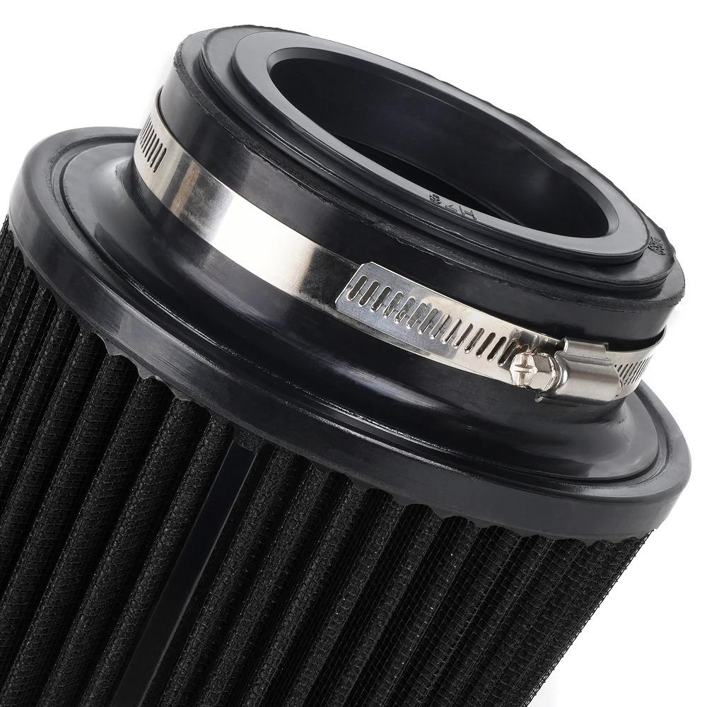RASTP-Universal 3" 3.5" 4" Auto High Flow Kaltluftansaugung Luftfilter Konisch Waschbare Luftfilter für Rennwagen OFI129