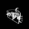 High Transparency Acrylic Fish Tank Top Filter Aquarium Water Purifier  Round Fish Tank