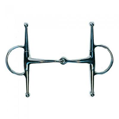 Jp Korsteel Stainless Steel Jointed Full Cheek Snaffle Bit II