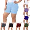 Leggings da Yoga Sportivi Casual da Donna Taglie Forti con Vita Elastica e Lunghezza 3/4