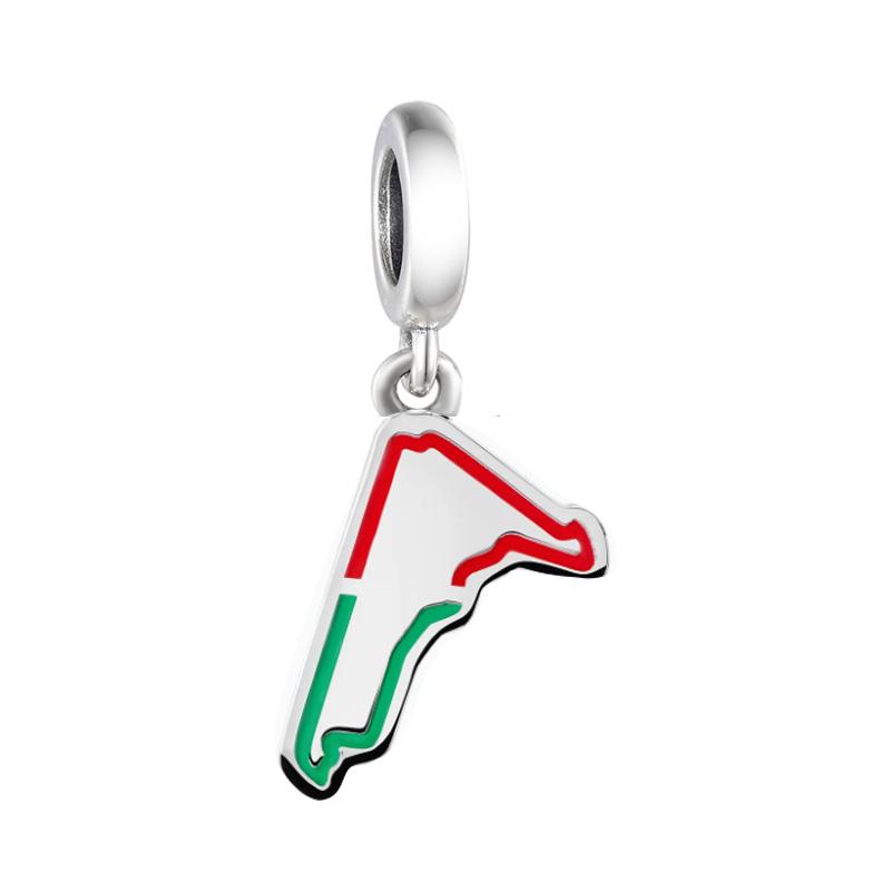 925 Silver Pan Charm Bracelet DIY Fit Original Race Car Dirt Bike Motorbike Scooter Bead For Women Berloque Jewelry Making