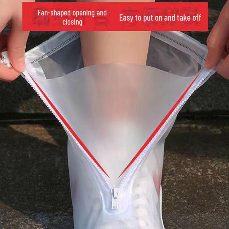 Waterproof Non-slip Rain Shoe Covers for Adults & Children – Durable, Portable, Thick, Large Size for Men & Women