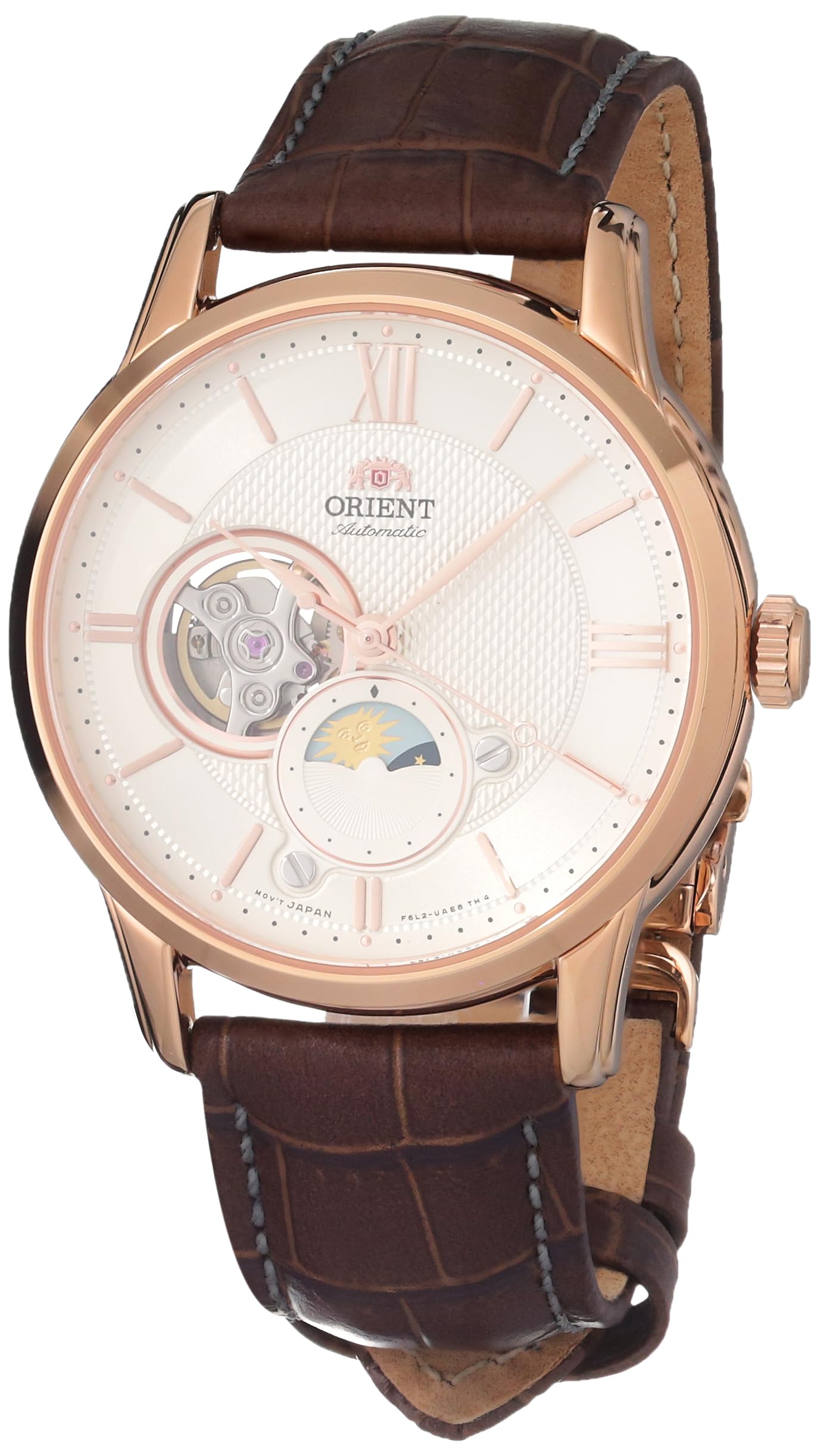 

ORIENT Orient Sun & Moon Automatic Champagne Dial Men s Watch RA-AS0009S10B