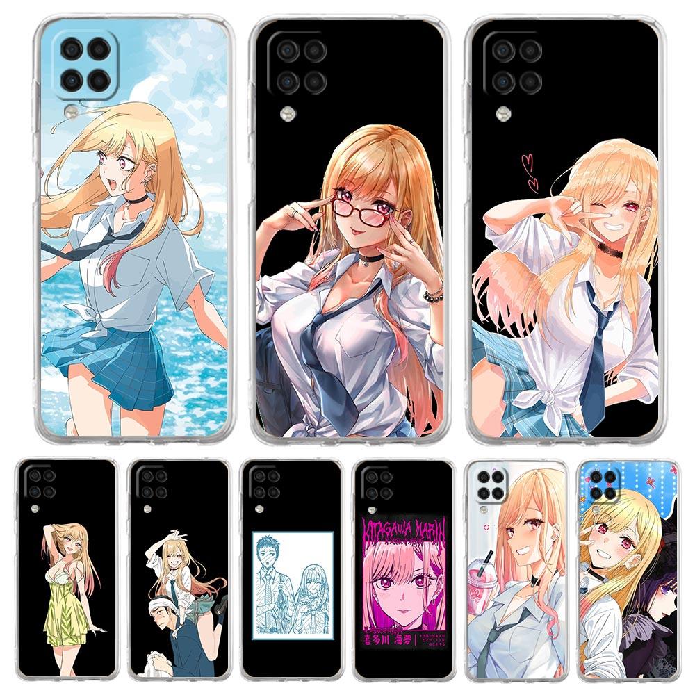 

Чехол для телефона My Dress Up Darling Kitagawa Marin для Samsung A51 A71 A21S A12 A11 A31 A41 A03S A13 A33 A73 A53 A52 A32 5G A23