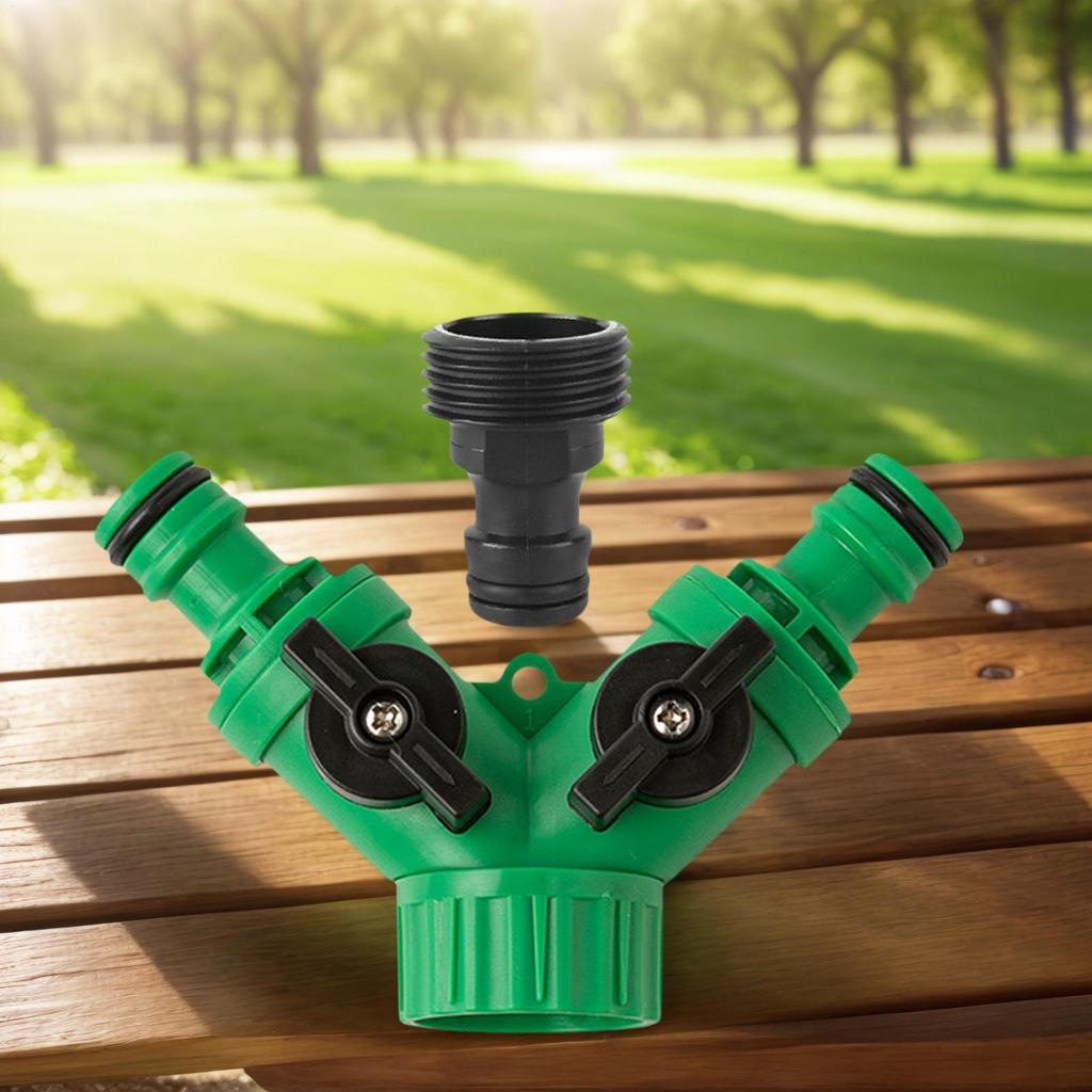 Gartenschlauchverteiler Y-förmiger Schlauchverbinder Wasserhahnadapter Zum Befüllen von Pools Deckreinigung Gartenbewässerung Hofpflege