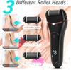 Remover for Feet, 2 Speed Electric Foot File, Rechargeable Foot Scrubber Pedicure kit for Cracked Heels and Dead